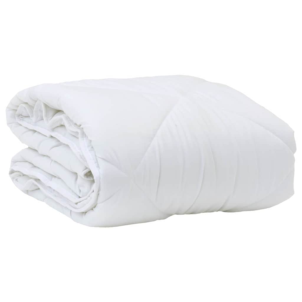 All-season Duvet 2 pcs White 135 x 200 cm Microfibre
