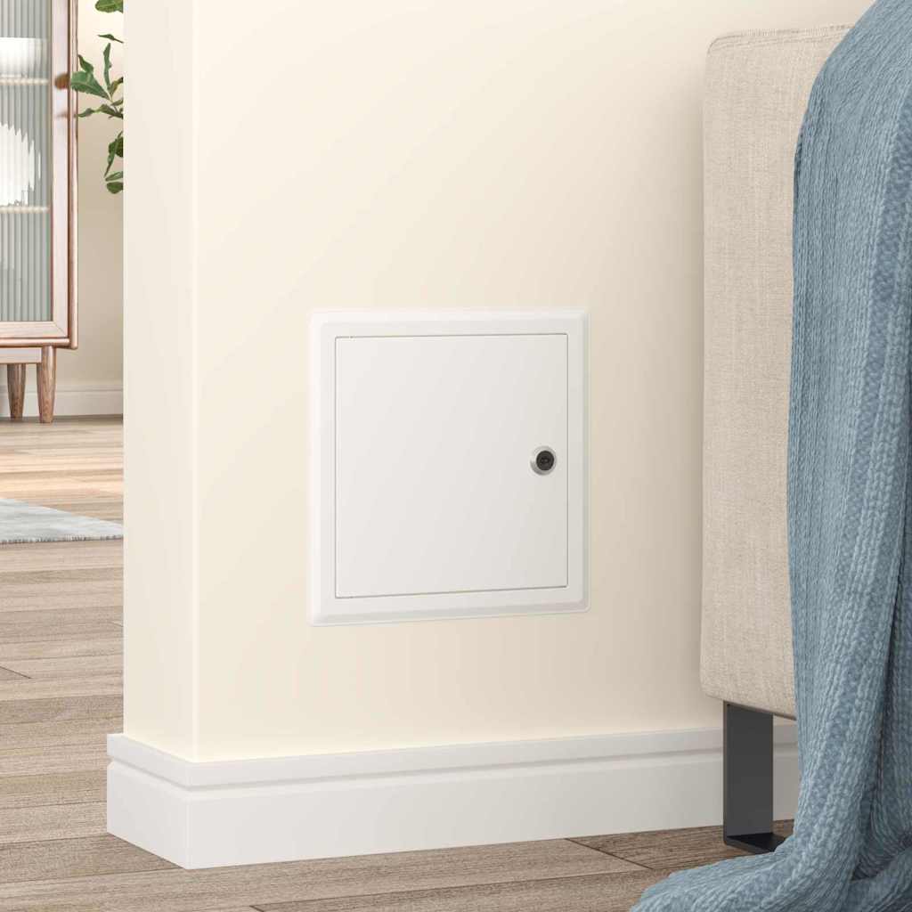Access Panel 2 pcs White 20 x 20 cm Steel