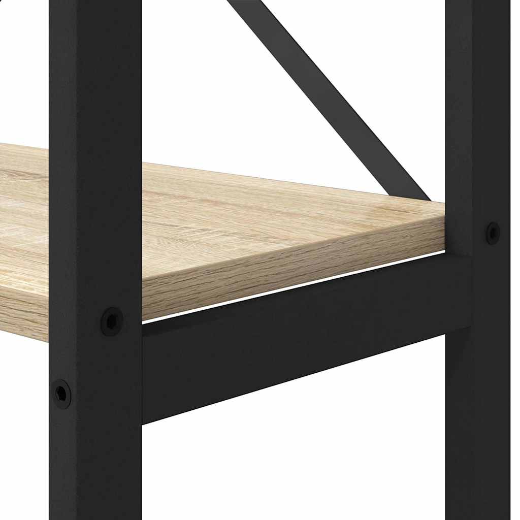 Bookshelf Sonoma oak 156 x 25 x 167.5 cm Engineered wood