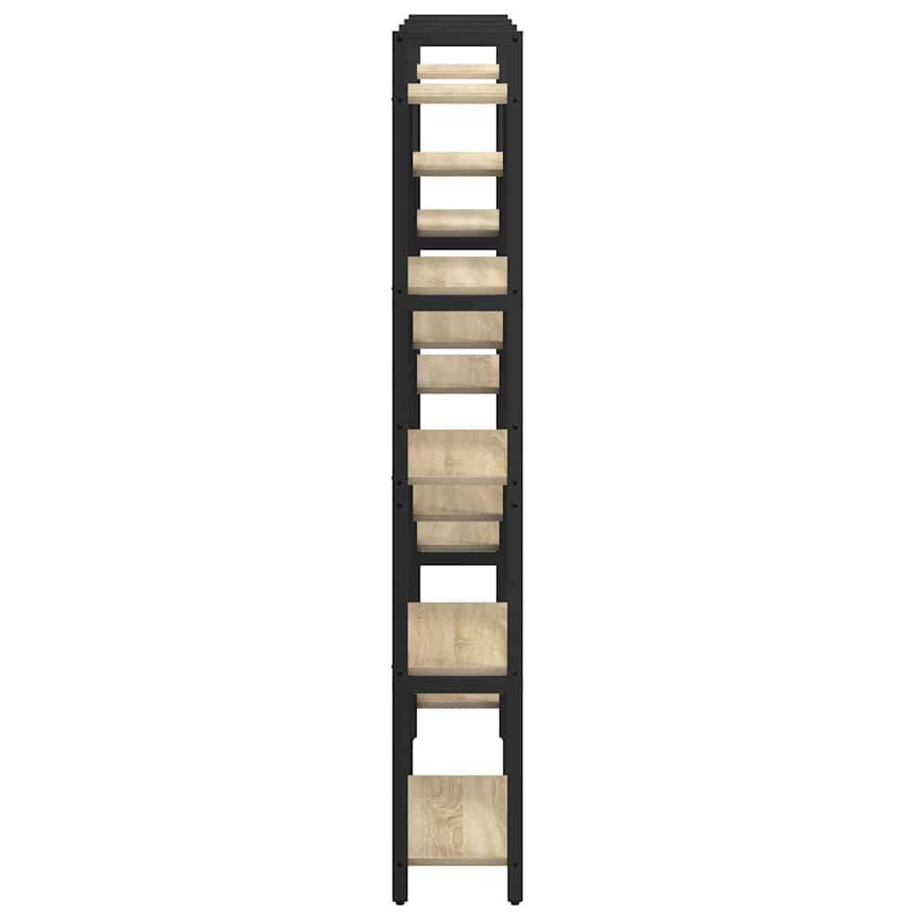 Bookshelf Sonoma oak 156 x 25 x 167.5 cm Engineered wood