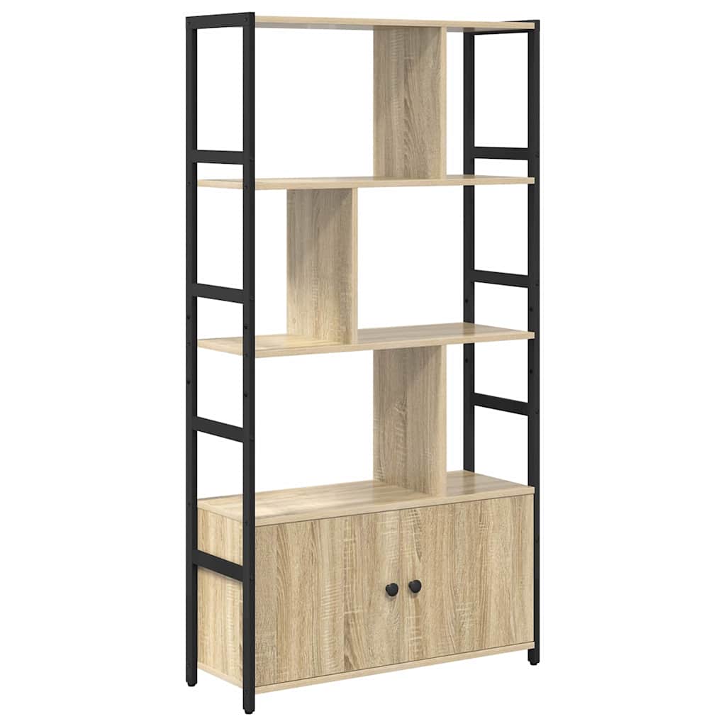 Bookshelf Sonoma oak 80 x 30 x 155.5 cm Engineered wood