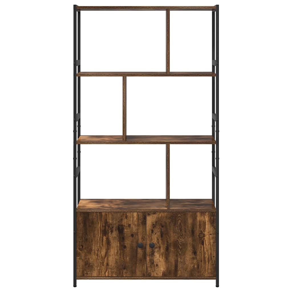 Bookshelf Smoked oak 80 x 30 x 155.5 cm Engineered wood