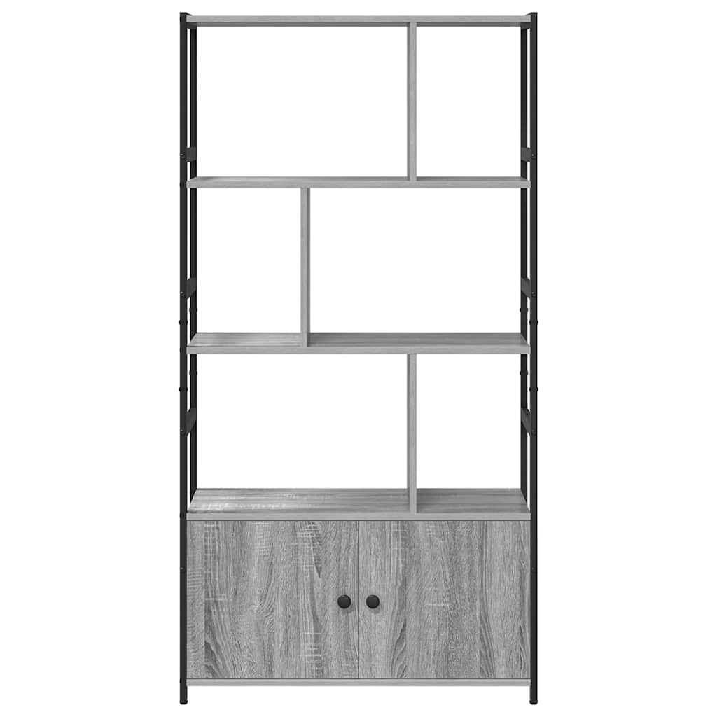 Bookshelf Grey sonoma 80 x 30 x 155.5 cm Engineered wood