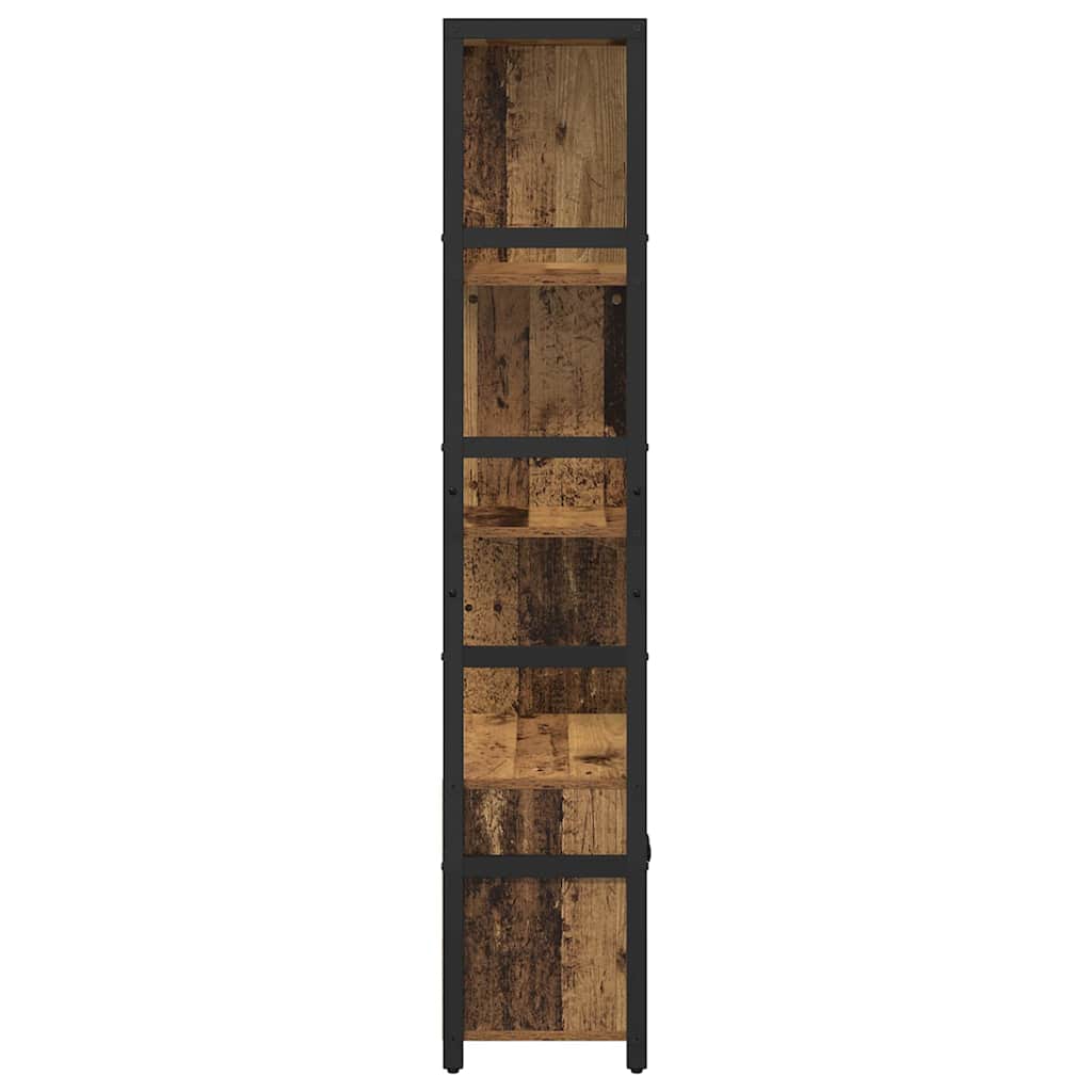 Bookshelf Old wood 80 x 30 x 155.5 cm Engineered wood