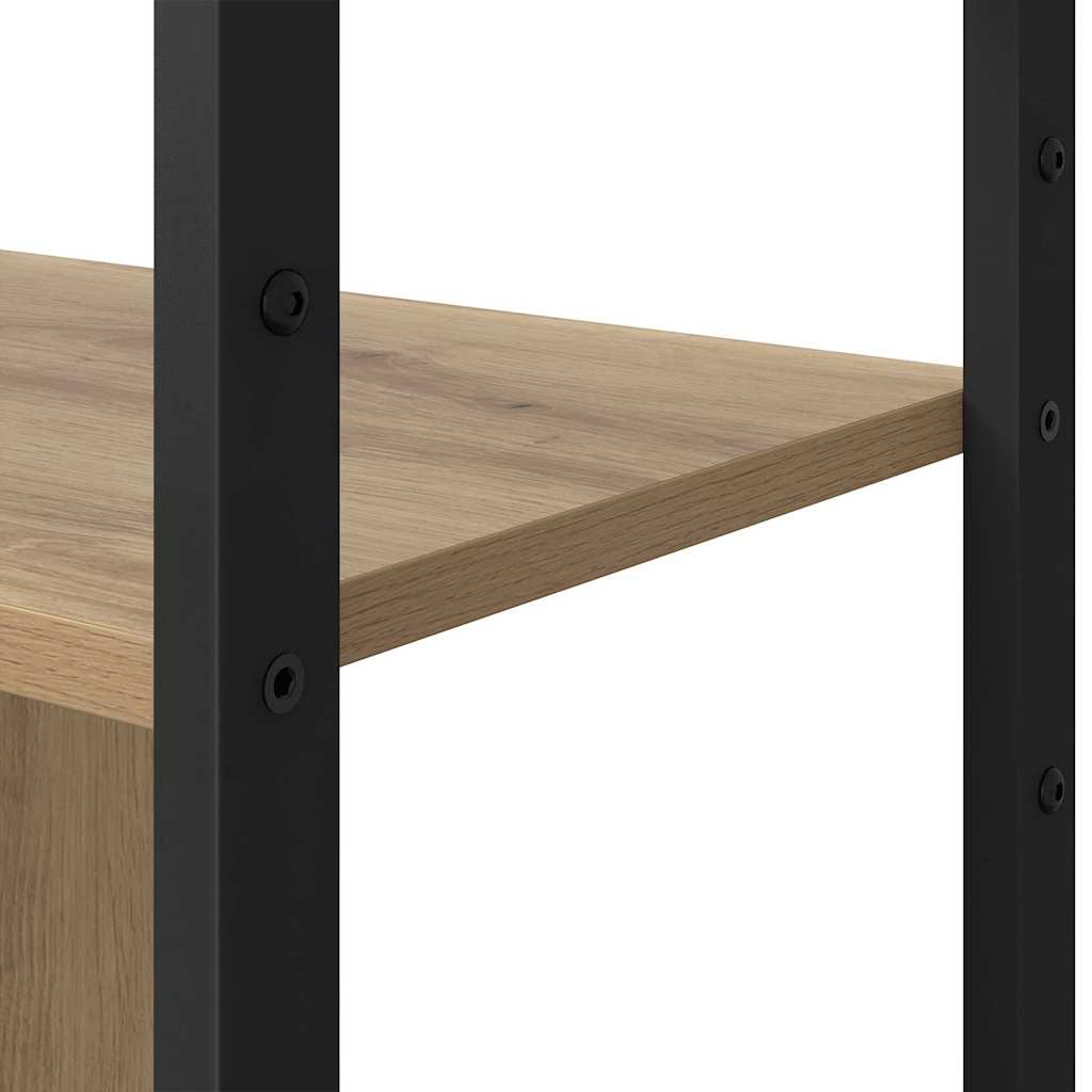 Bookshelf Artisan oak 80 x 30 x 155.5 cm Engineered wood