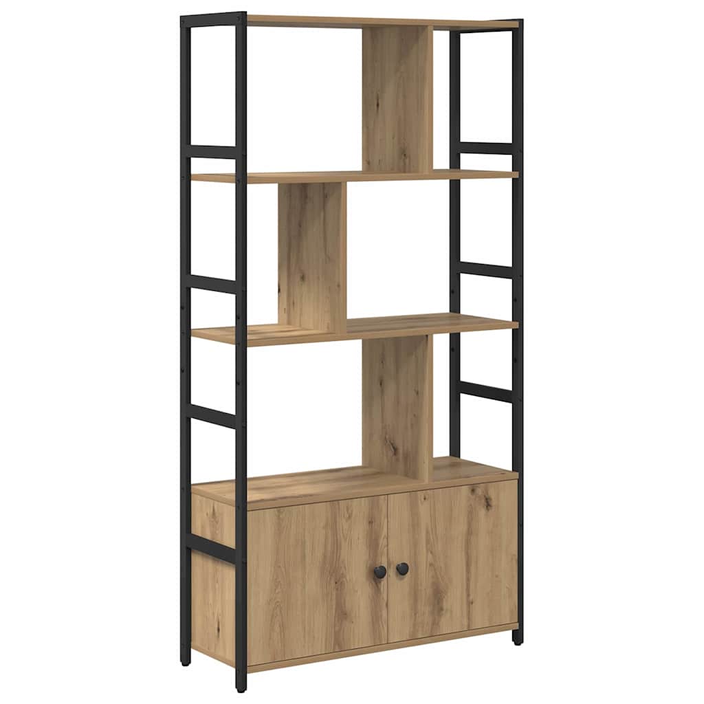 Bookshelf Artisan oak 80 x 30 x 155.5 cm Engineered wood