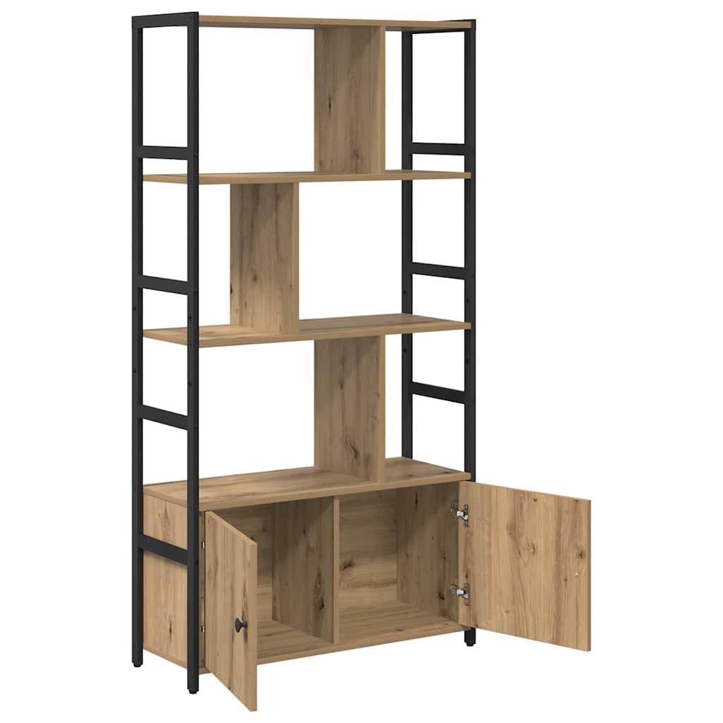 Bookshelf Artisan oak 80 x 30 x 155.5 cm Engineered wood