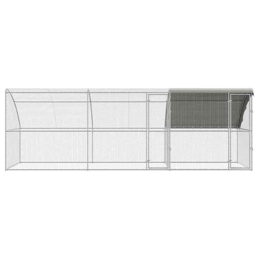 Chicken Cage Silver 600 x 200 x 198.5 cm Galvanised steel