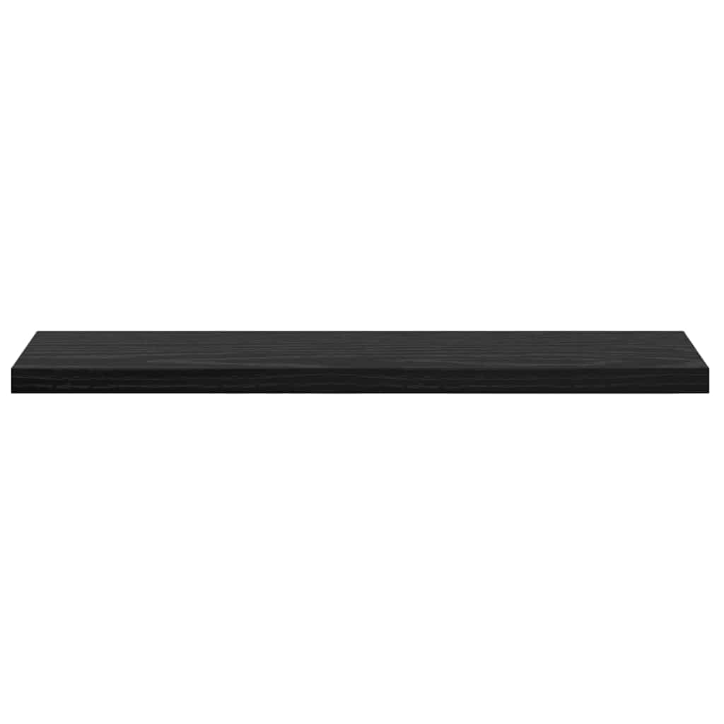 Bookshelf Board 4 pcs Black 40 x 10 x 1.5 cm Engineered wood