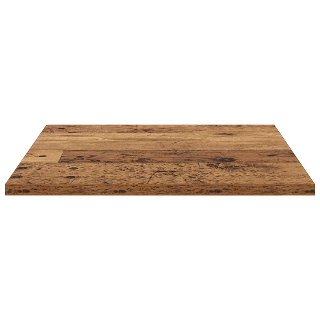 Bookshelf Board 4 pcs Brown 40 x 40 x 1.5 cm Engineered wood