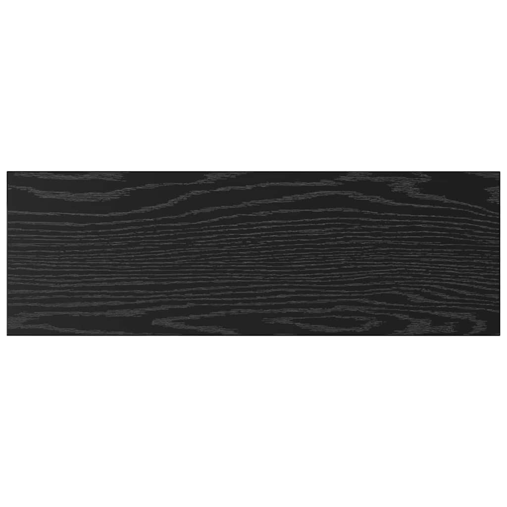 Bookshelf Board 4 pcs Black 60 x 20 x 1.5 cm Engineered wood
