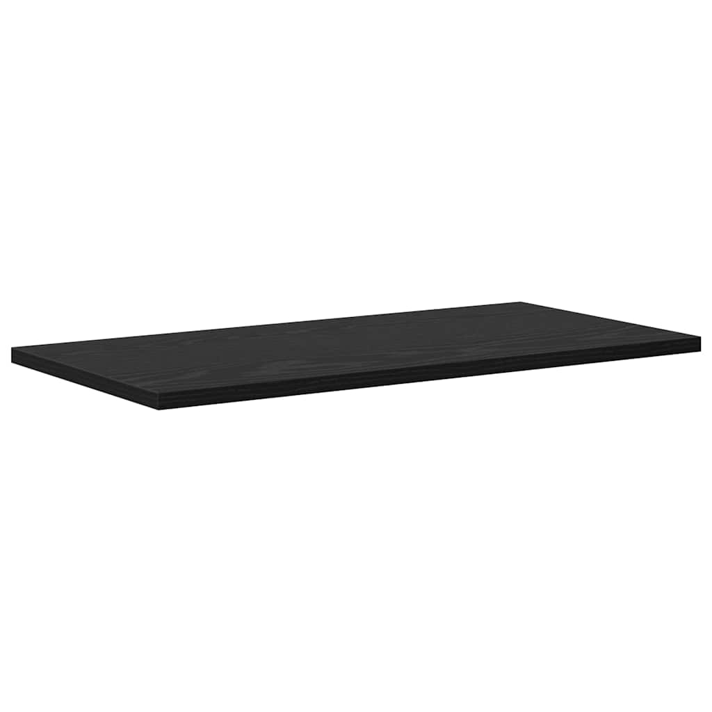 Bookshelf Board 4 pcs Black 60 x 30 x 1.5 cm Engineered wood