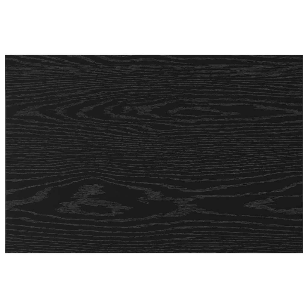 Bookshelf Board 4 pcs Black 60 x 40 x 1.5 cm Engineered wood