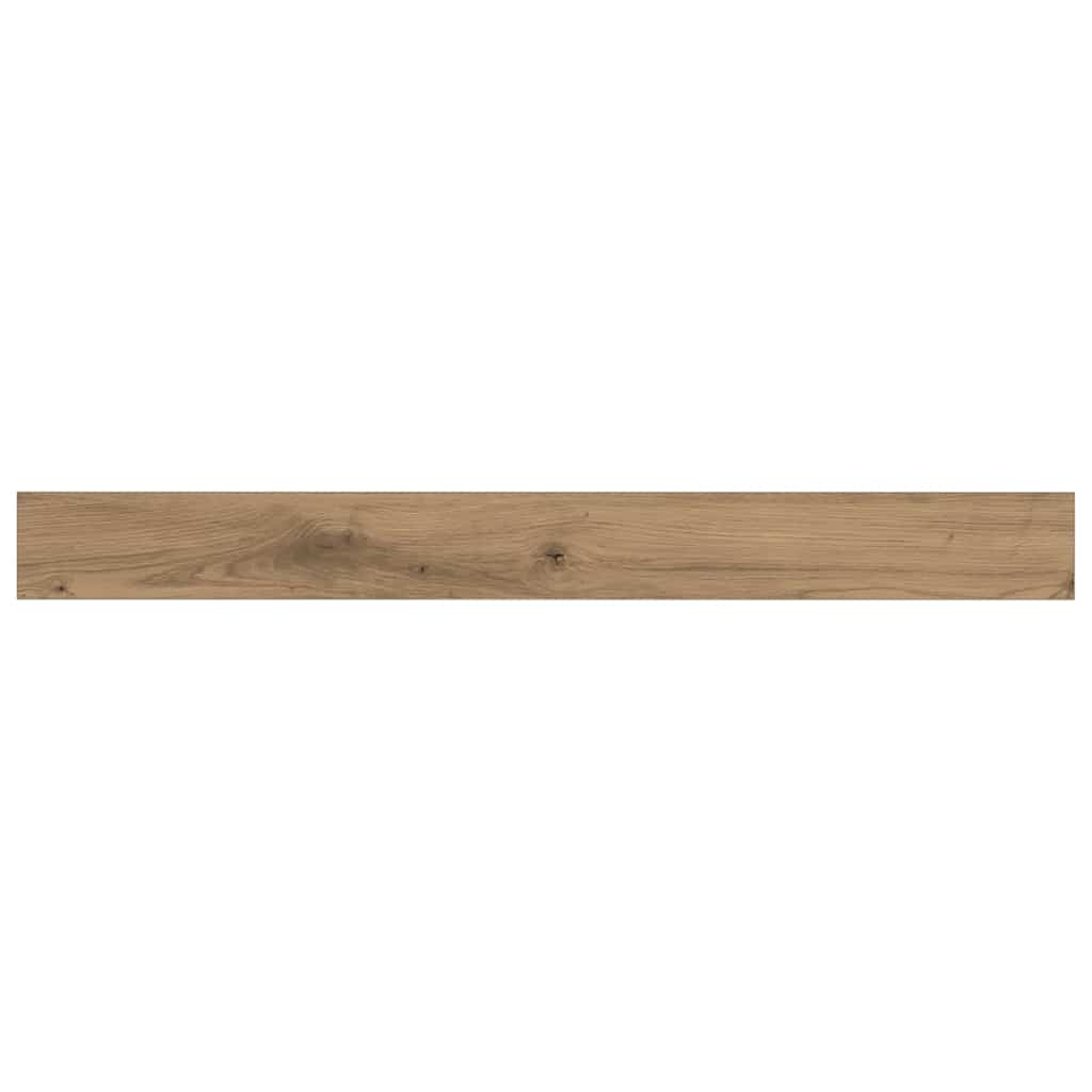 Bookshelf Board 4 pcs Brown 100 x 10 x 1.5 cm Engineered wood