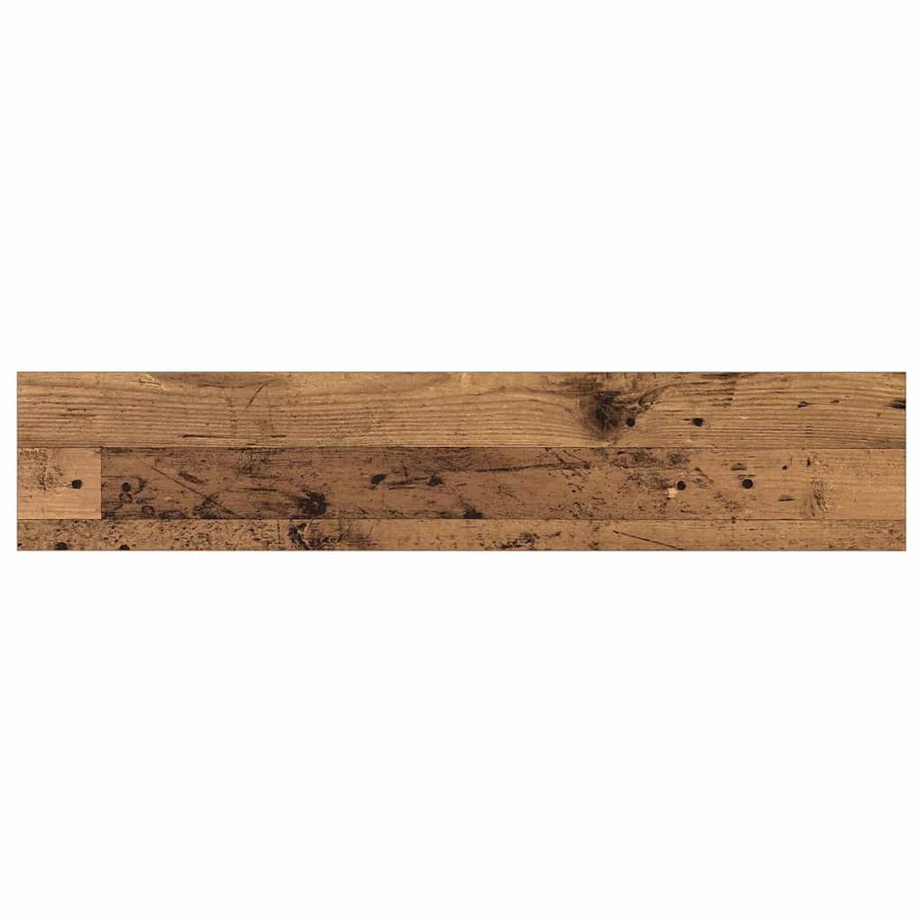 Bookshelf Board 4 pcs Brown 100 x 20 x 1.5 cm Engineered wood