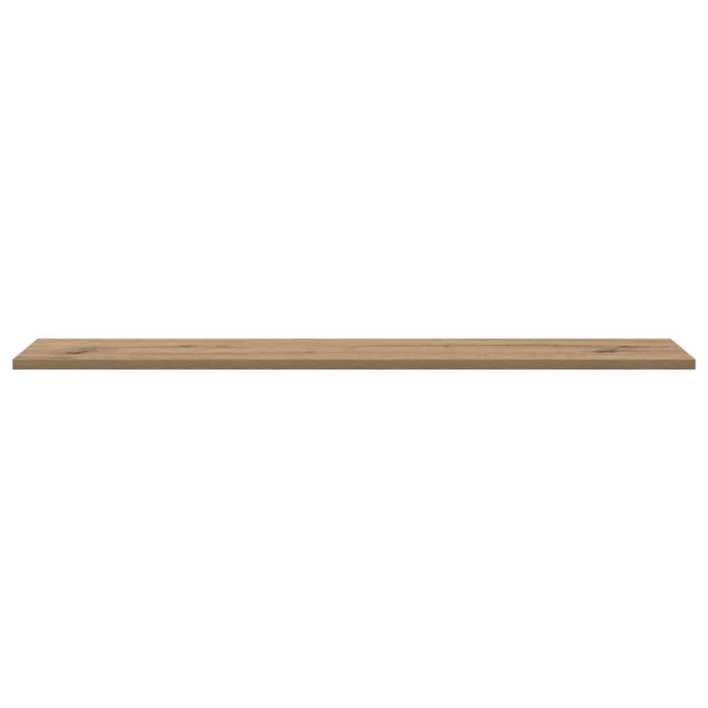 Bookshelf Board 4 pcs Brown 100 x 20 x 1.5 cm Engineered wood