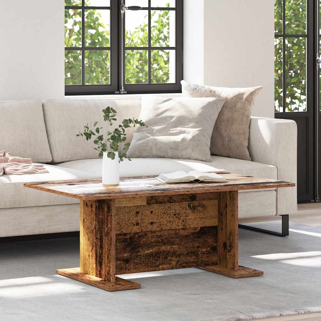 Coffee Table Old wood 103.5 x 60 x 40 cm Engineered wood