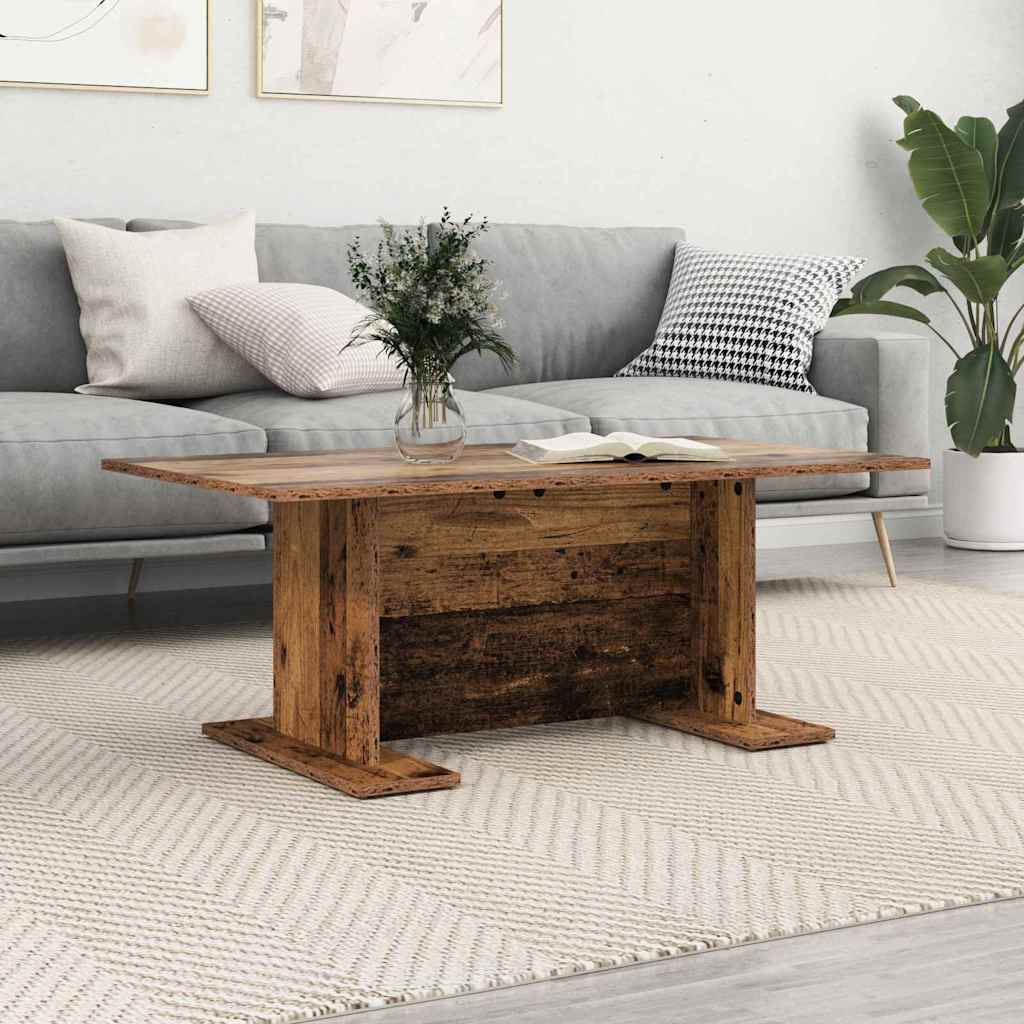 Coffee Table Old wood 103.5 x 60 x 40 cm Engineered wood
