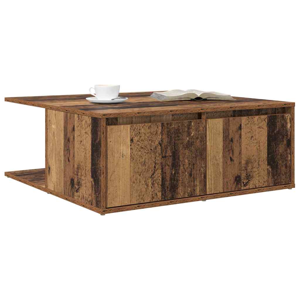 Coffee Table Old wood 80 x 80 x 31 cm Engineered wood