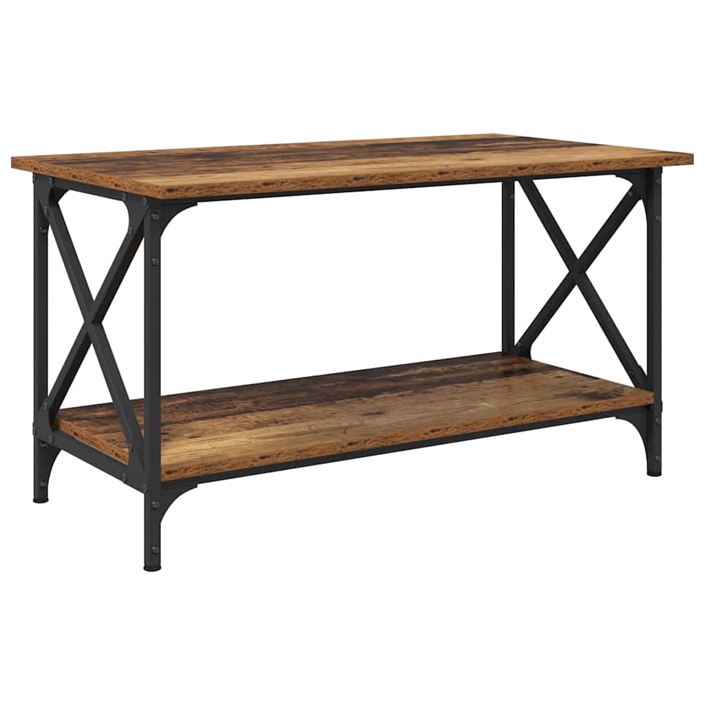 Coffee Table Old wood 80 x 45 x 45.5 cm Engineered wood