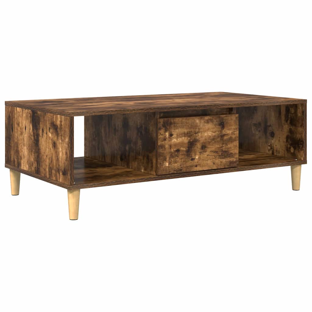 Coffee Table Smoked oak 103.5 x 60 x 35 cm Engineered wood