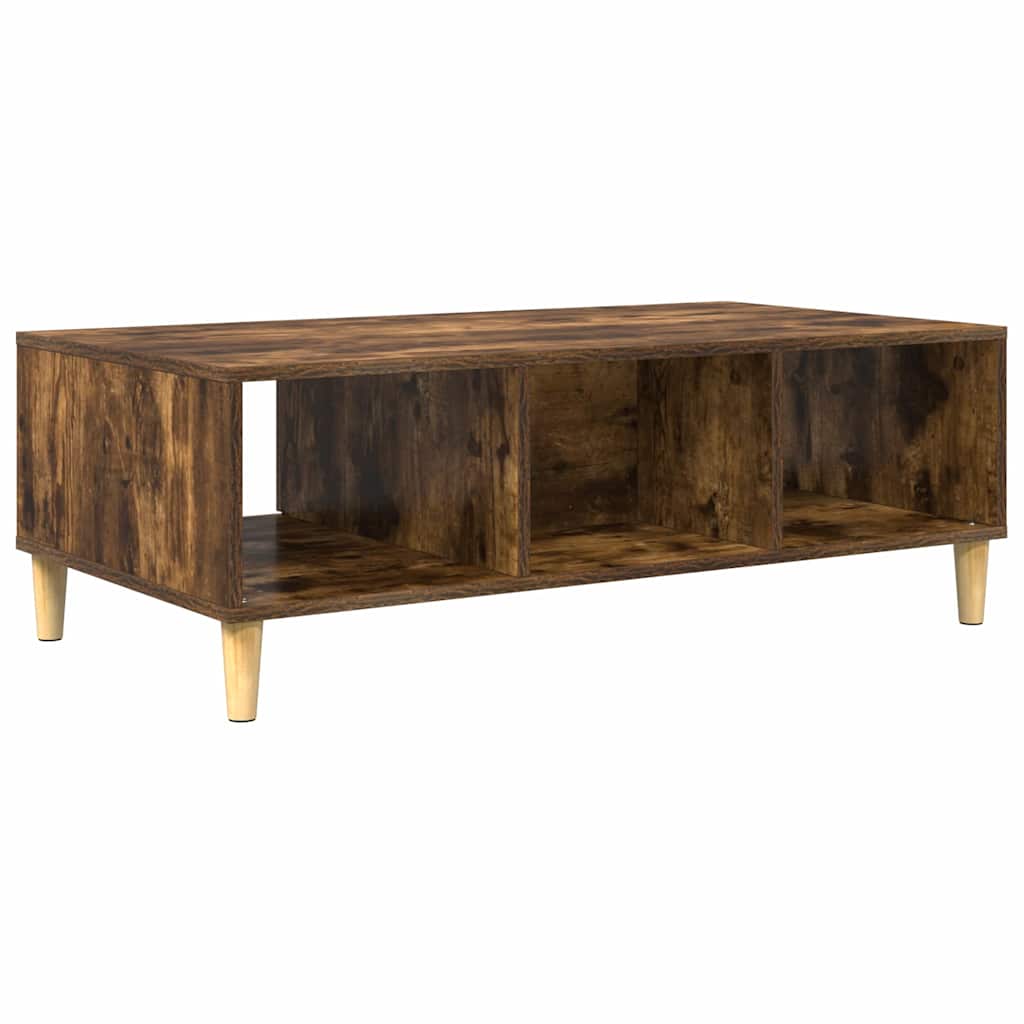 Coffee Table Smoked oak 103.5 x 60 x 35 cm Engineered wood