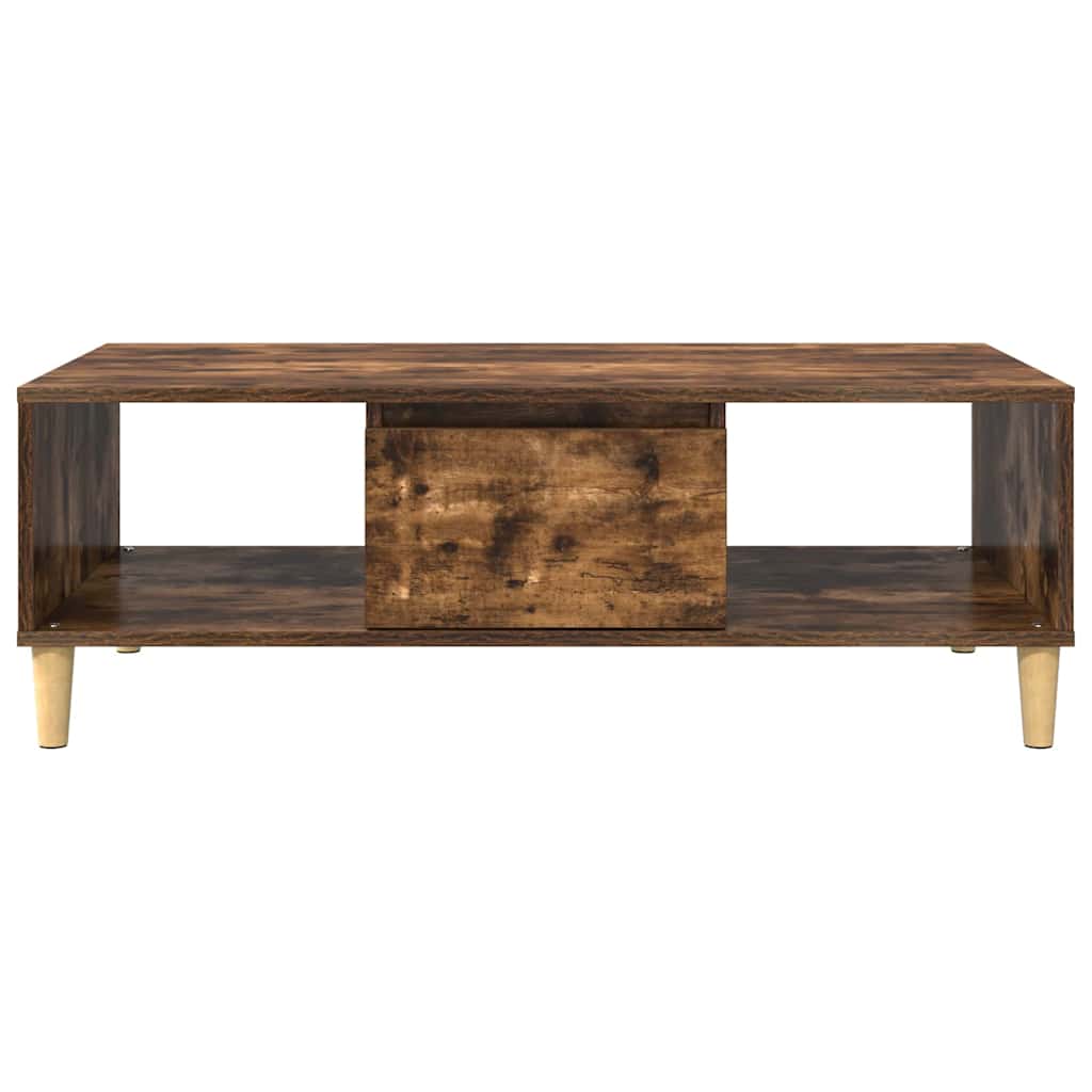 Coffee Table Smoked oak 103.5 x 60 x 35 cm Engineered wood