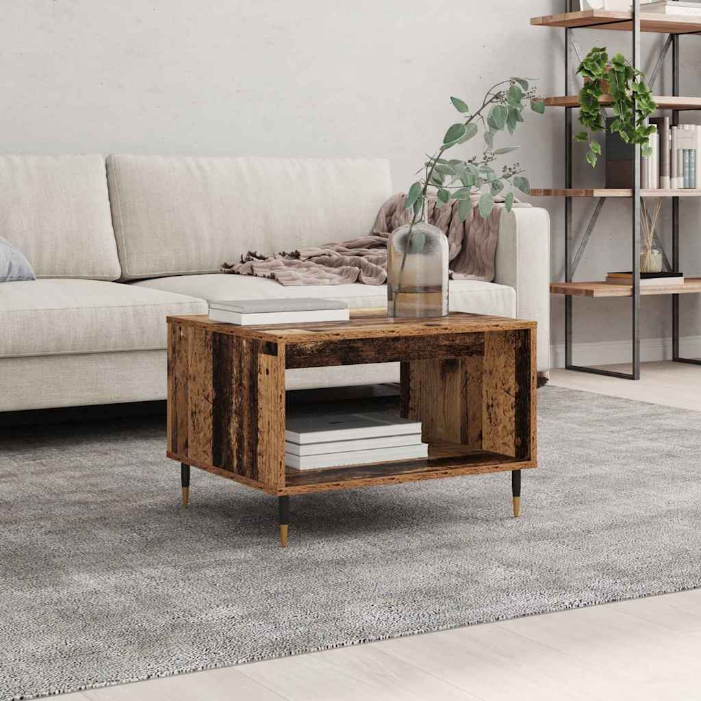 Coffee Table Old wood 60 x 50 x 40 cm Engineered wood