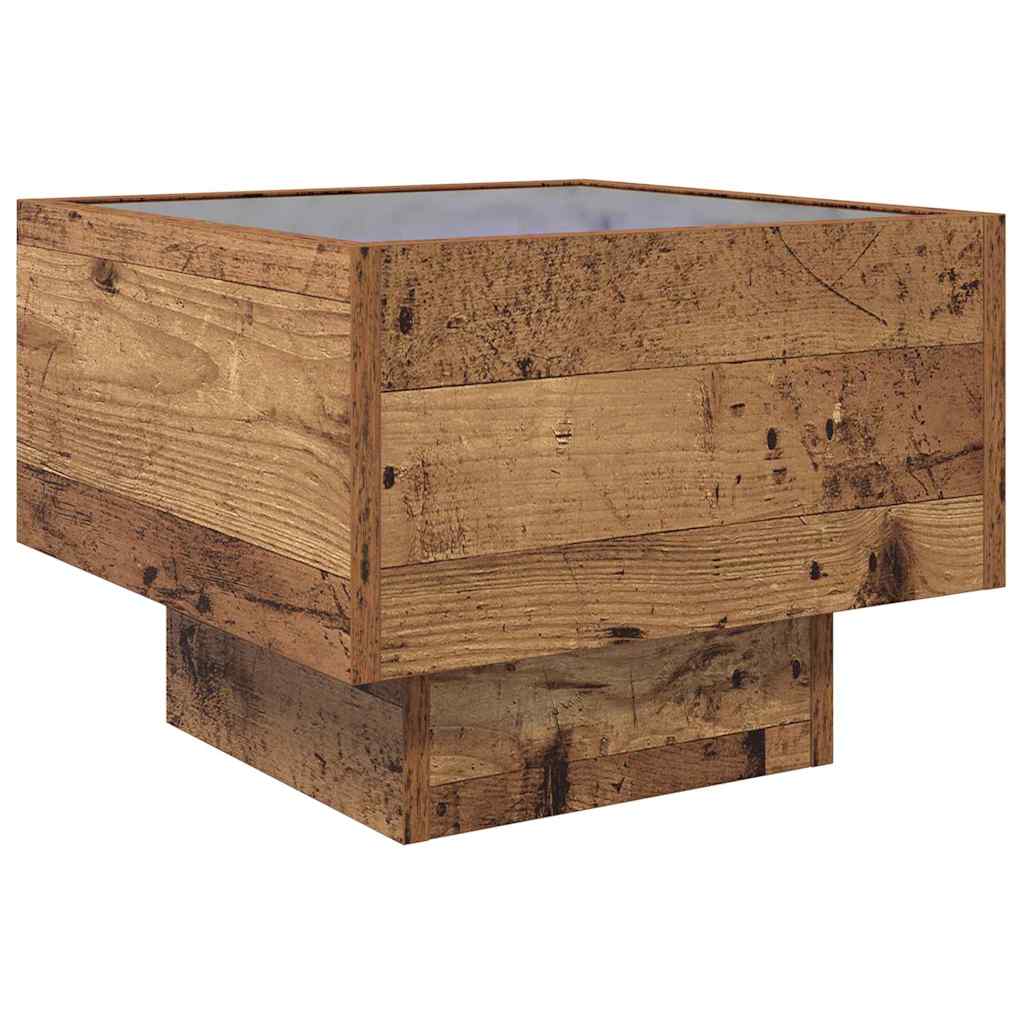 Coffee Table Old wood 40 x 40 x 30 cm Engineered wood