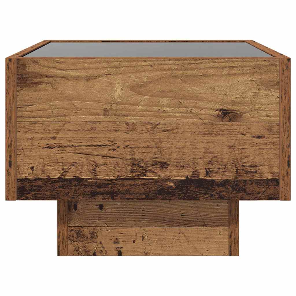 Coffee Table Old wood 40 x 40 x 30 cm Engineered wood