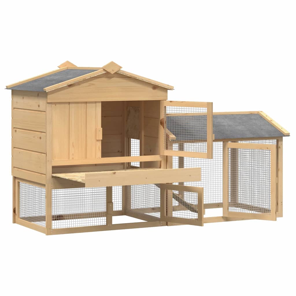 Chicken Coop Brown 150 x 60 x 89 cm