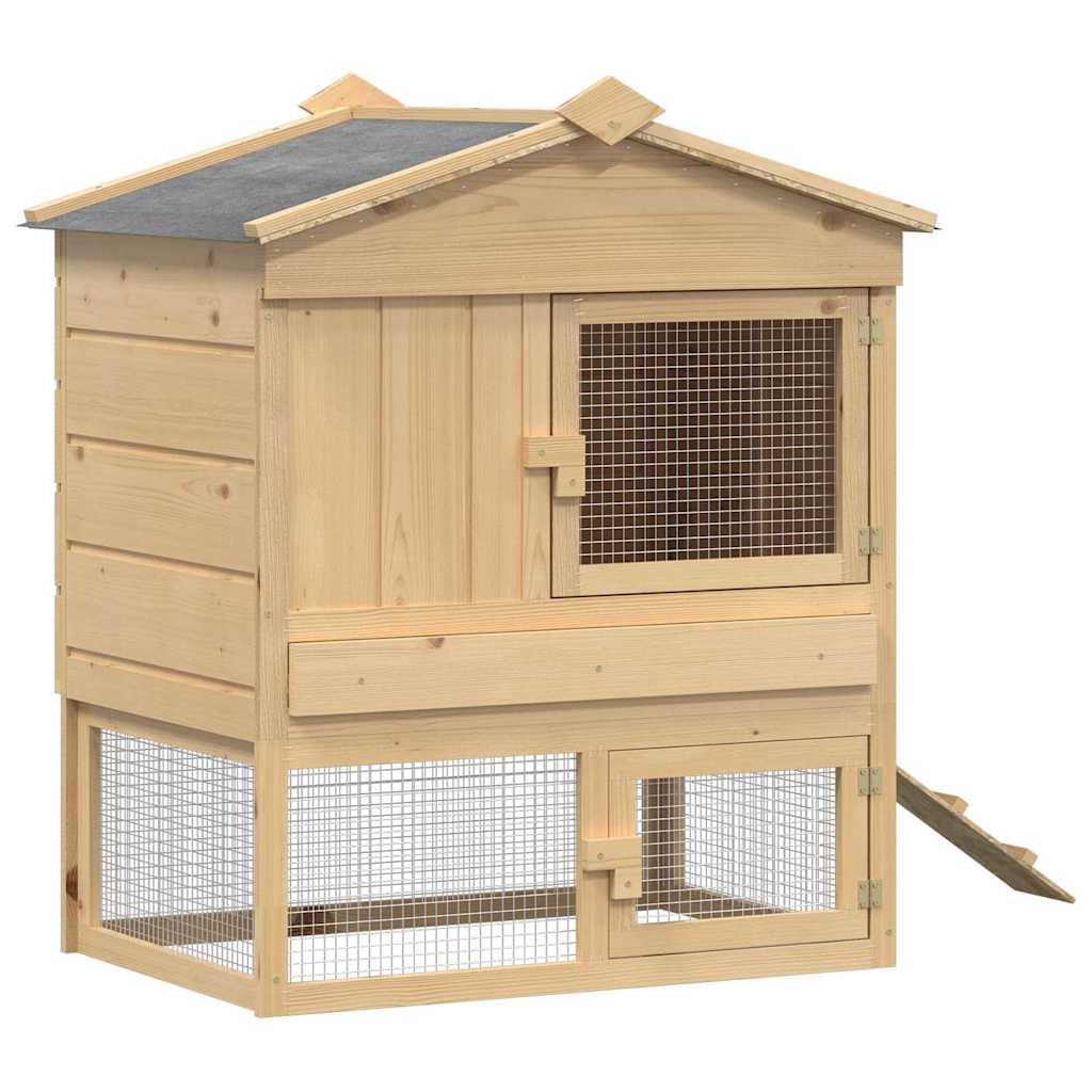 Chicken Coop Brown 225 x 60 x 89 cm