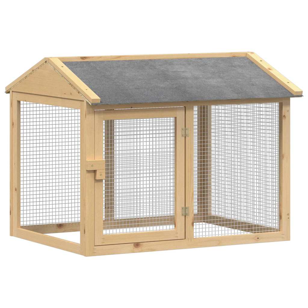 Chicken Coop Brown 225 x 60 x 89 cm