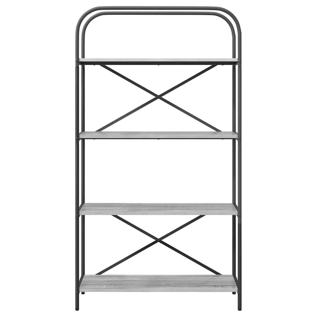 Bookshelf Grey sonoma 80 x 30 x 146 cm Engineered wood