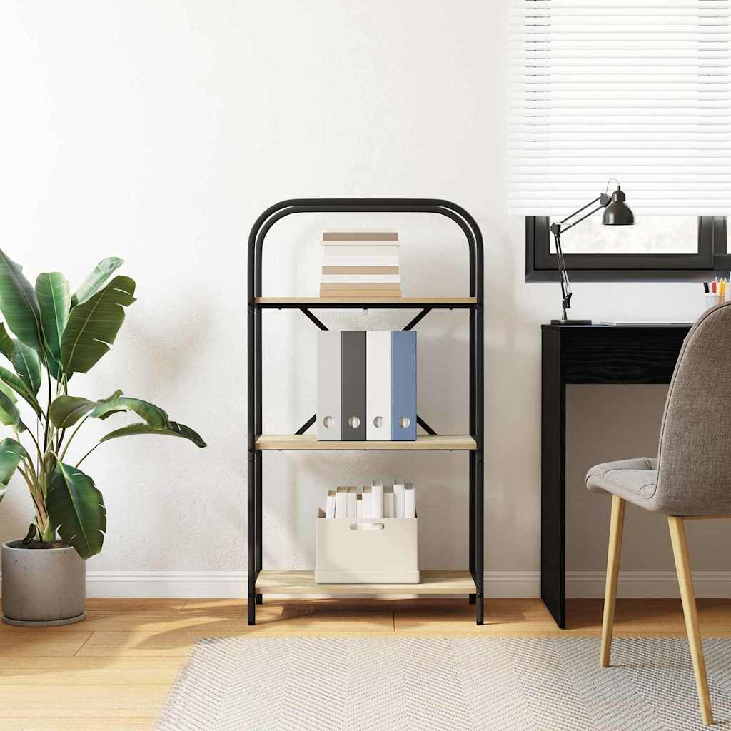 Bookshelf Sonoma oak 60 x 30 x 109 cm Engineered wood