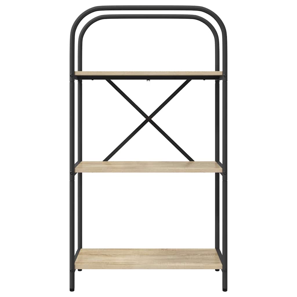 Bookshelf Sonoma oak 60 x 30 x 109 cm Engineered wood