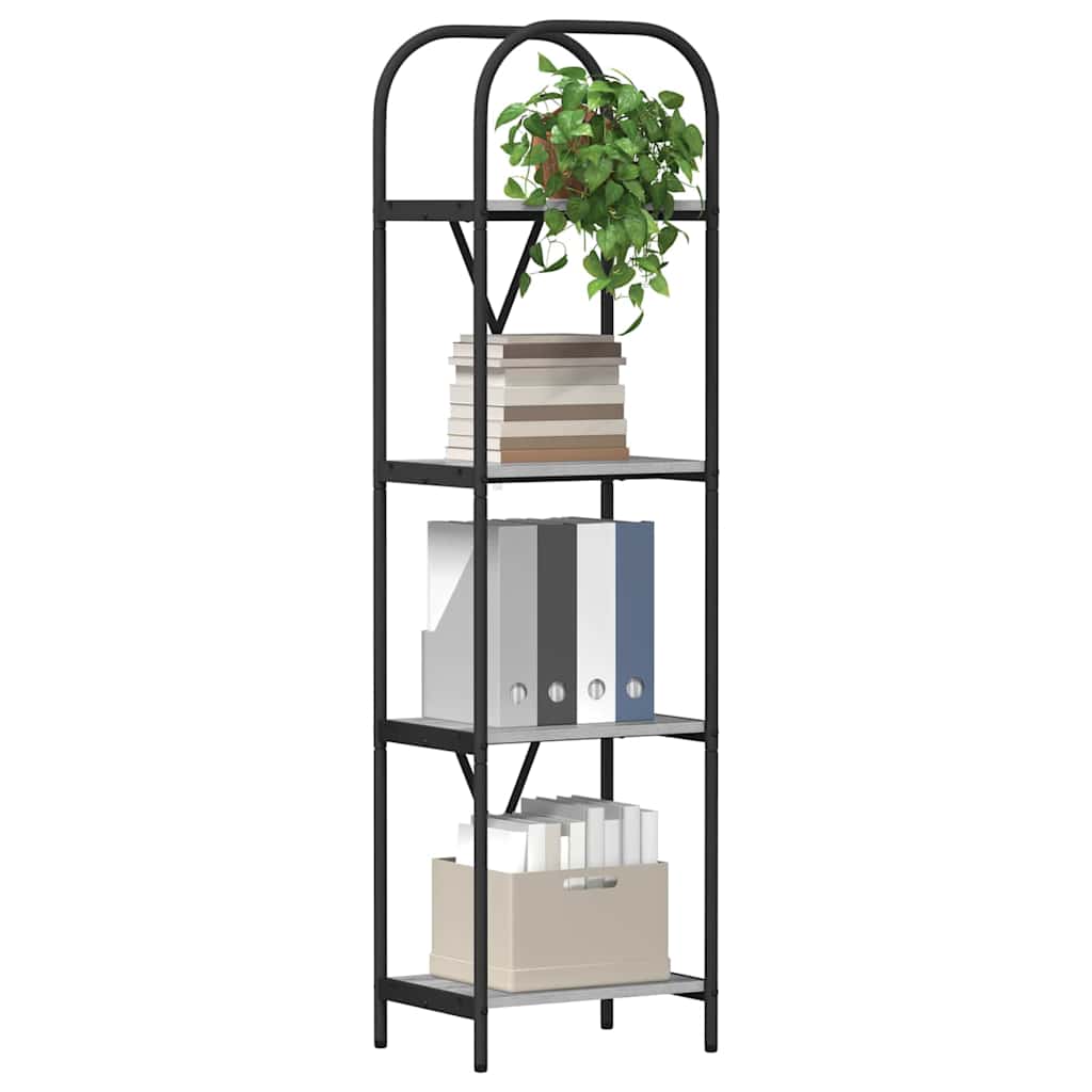 Bookshelf Grey sonoma 40 x 30 x 146 cm Engineered wood