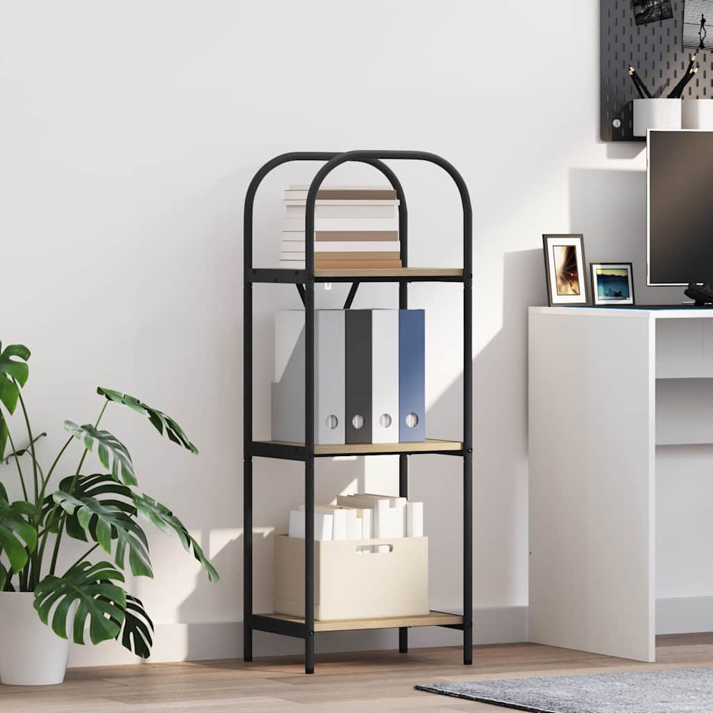 Bookshelf Sonoma oak 40 x 30 x 109 cm Engineered wood