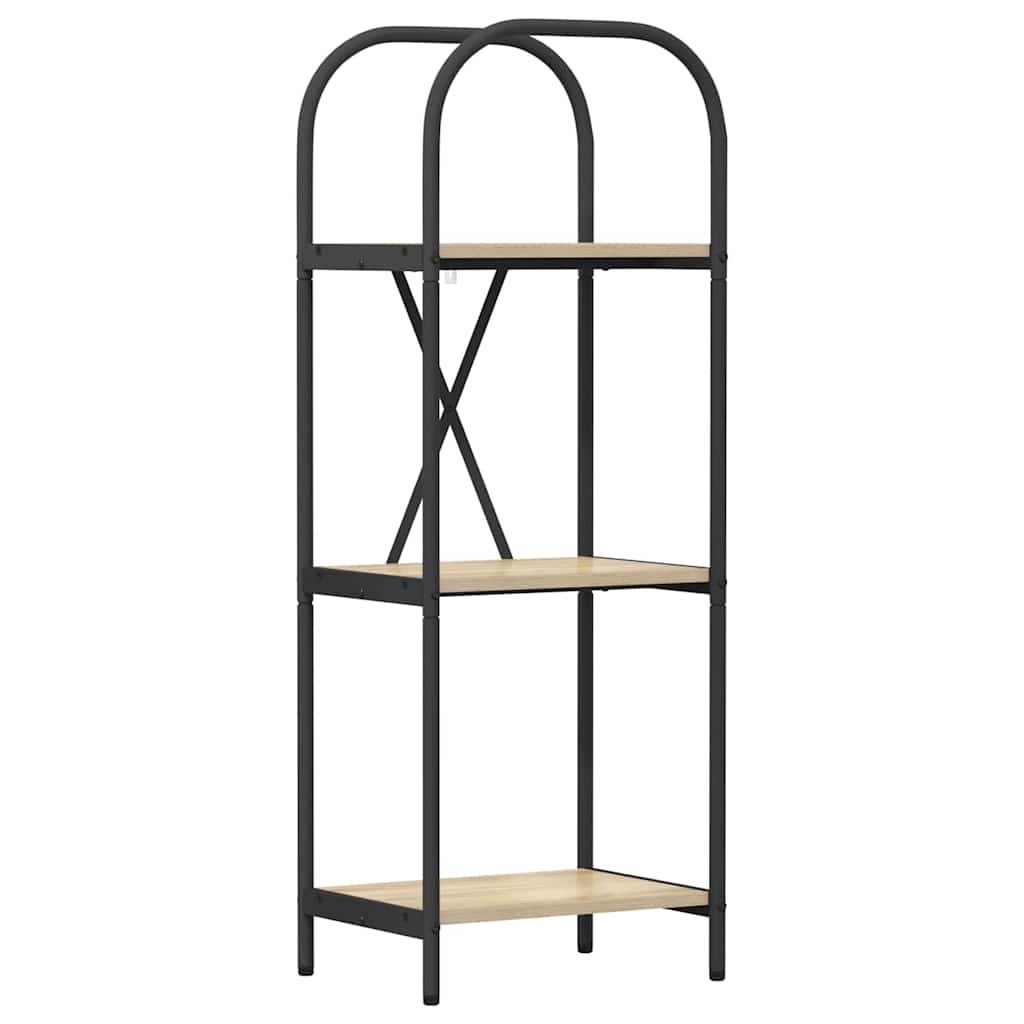 Bookshelf Sonoma oak 40 x 30 x 109 cm Engineered wood