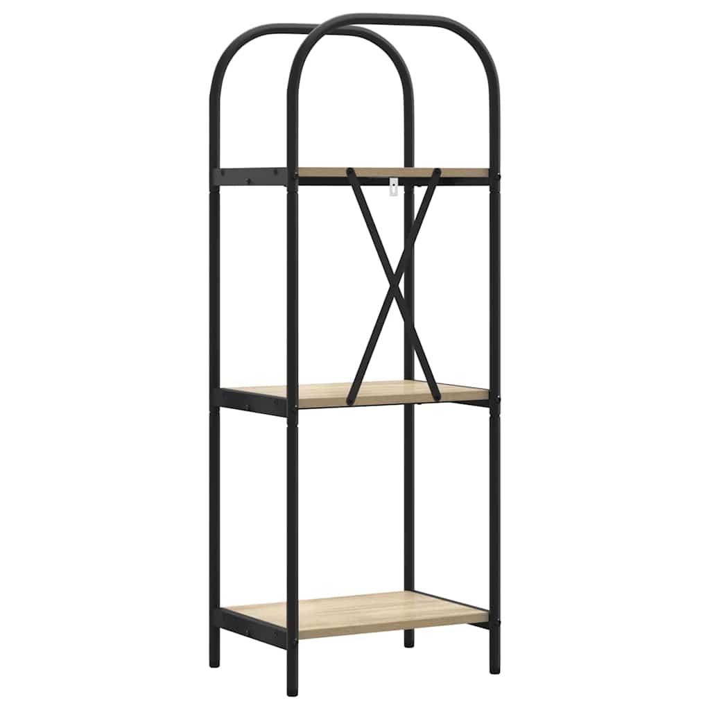 Bookshelf Sonoma oak 40 x 30 x 109 cm Engineered wood
