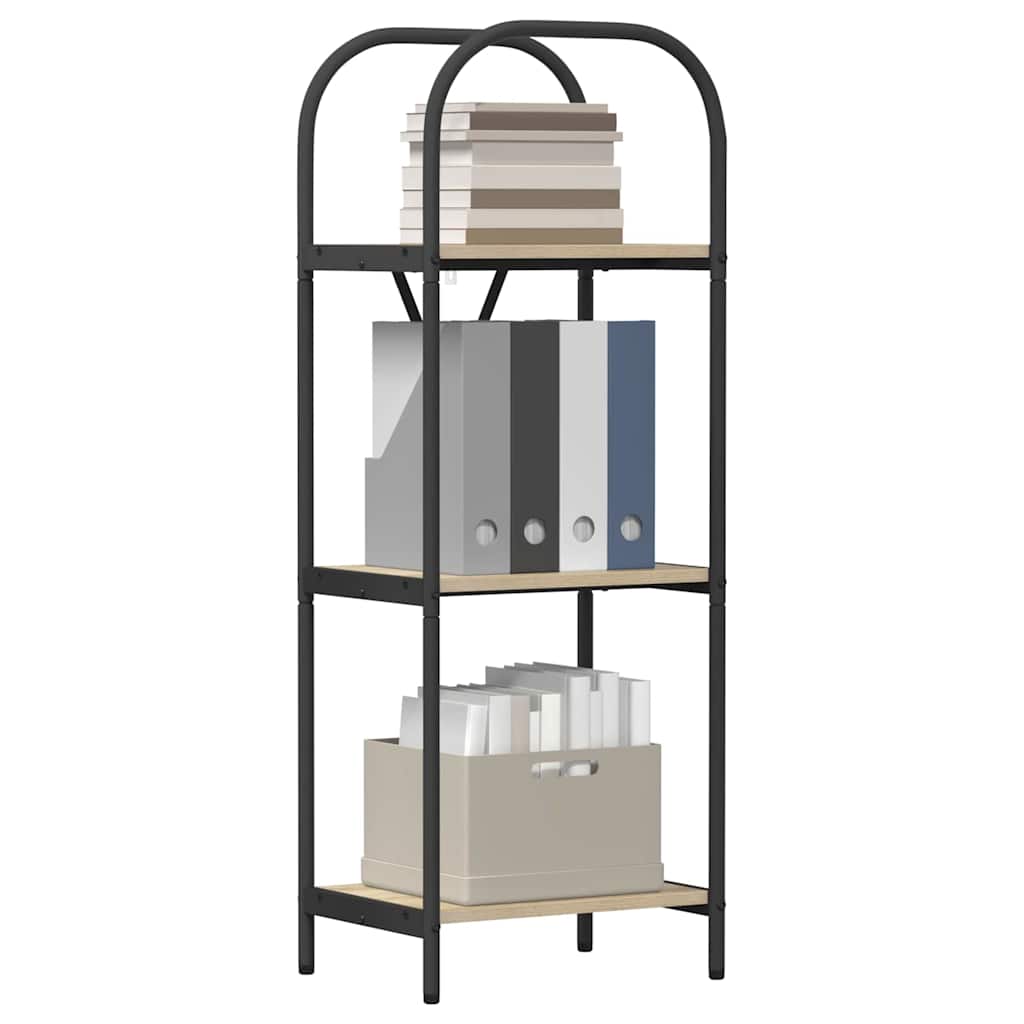 Bookshelf Sonoma oak 40 x 30 x 109 cm Engineered wood