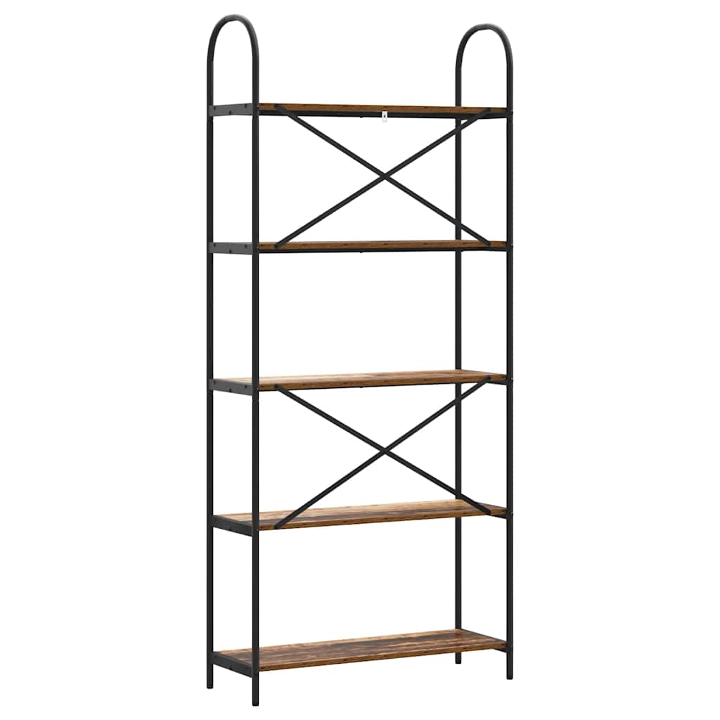 Bookshelf Old wood 80 x 30 x 183 cm Engineered wood