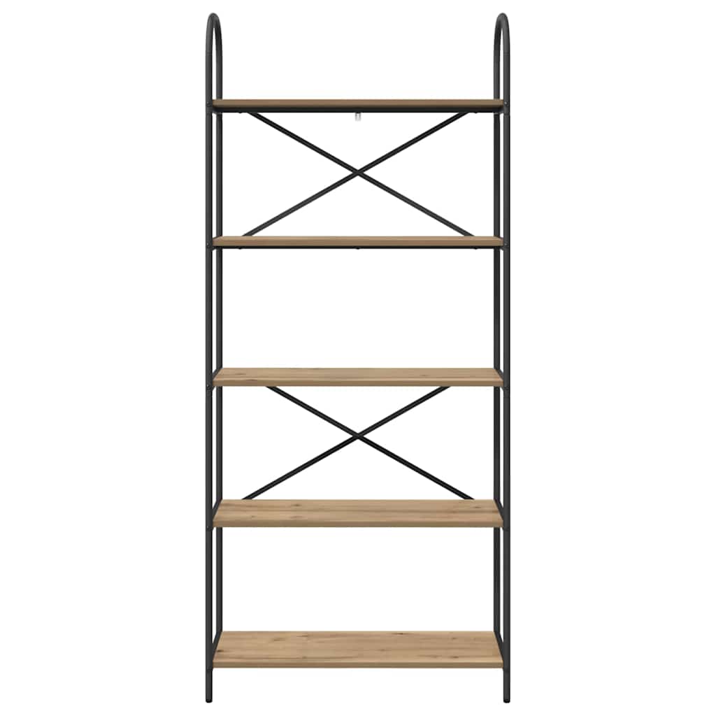 Bookshelf Artisan oak 80 x 30 x 183 cm Engineered wood