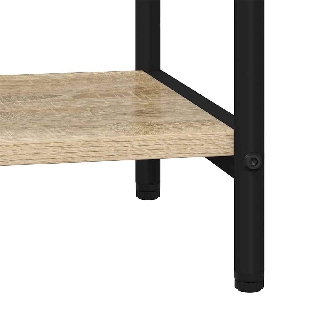 Bookshelf Sonoma oak 80 x 30 x 109 cm Engineered wood