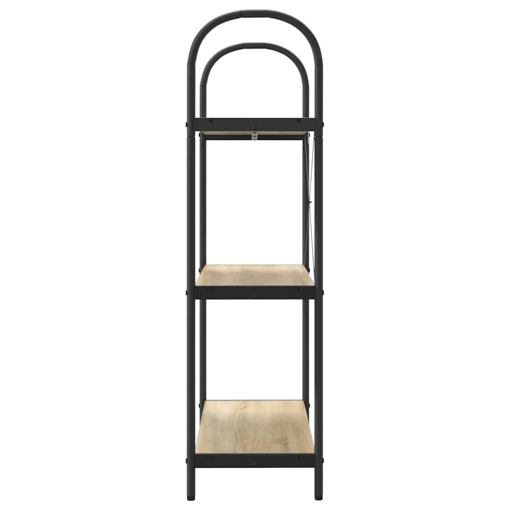Bookshelf Sonoma oak 80 x 30 x 109 cm Engineered wood