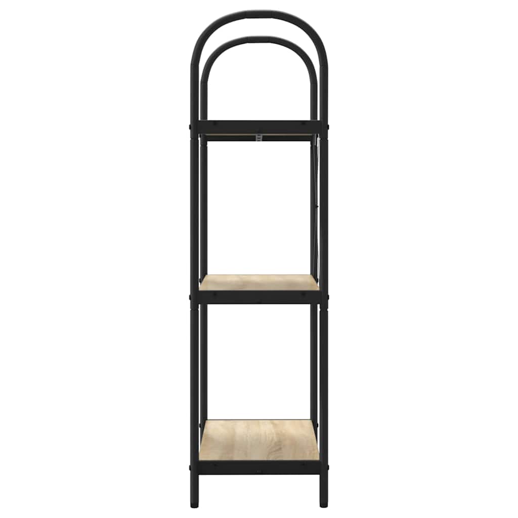 Bookshelf Sonoma oak 60 x 30 x 109 cm Engineered wood