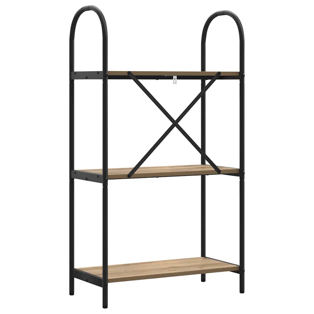 Bookshelf Artisan oak 60 x 30 x 109 cm Engineered wood