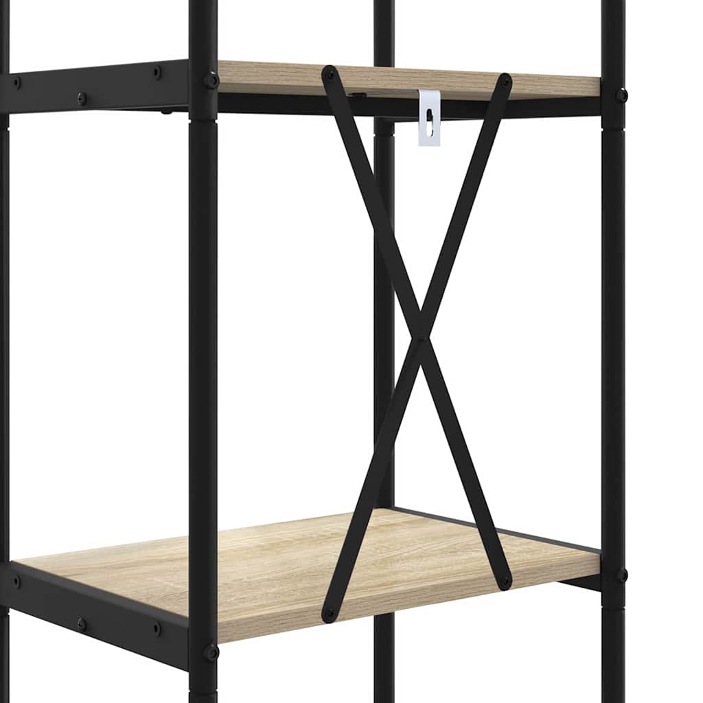Bookshelf Sonoma oak 40 x 30 x 183 cm Engineered wood