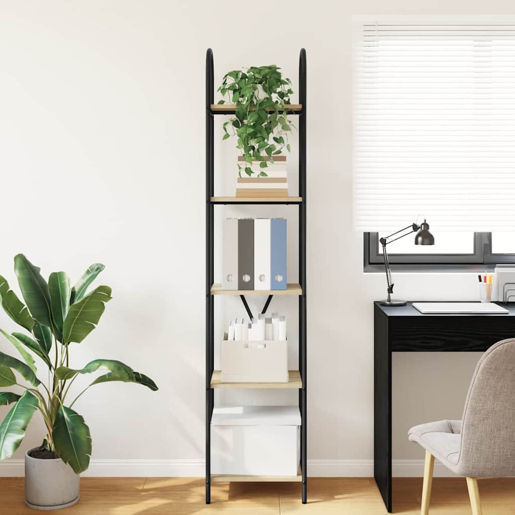 Bookshelf Sonoma oak 40 x 30 x 183 cm Engineered wood