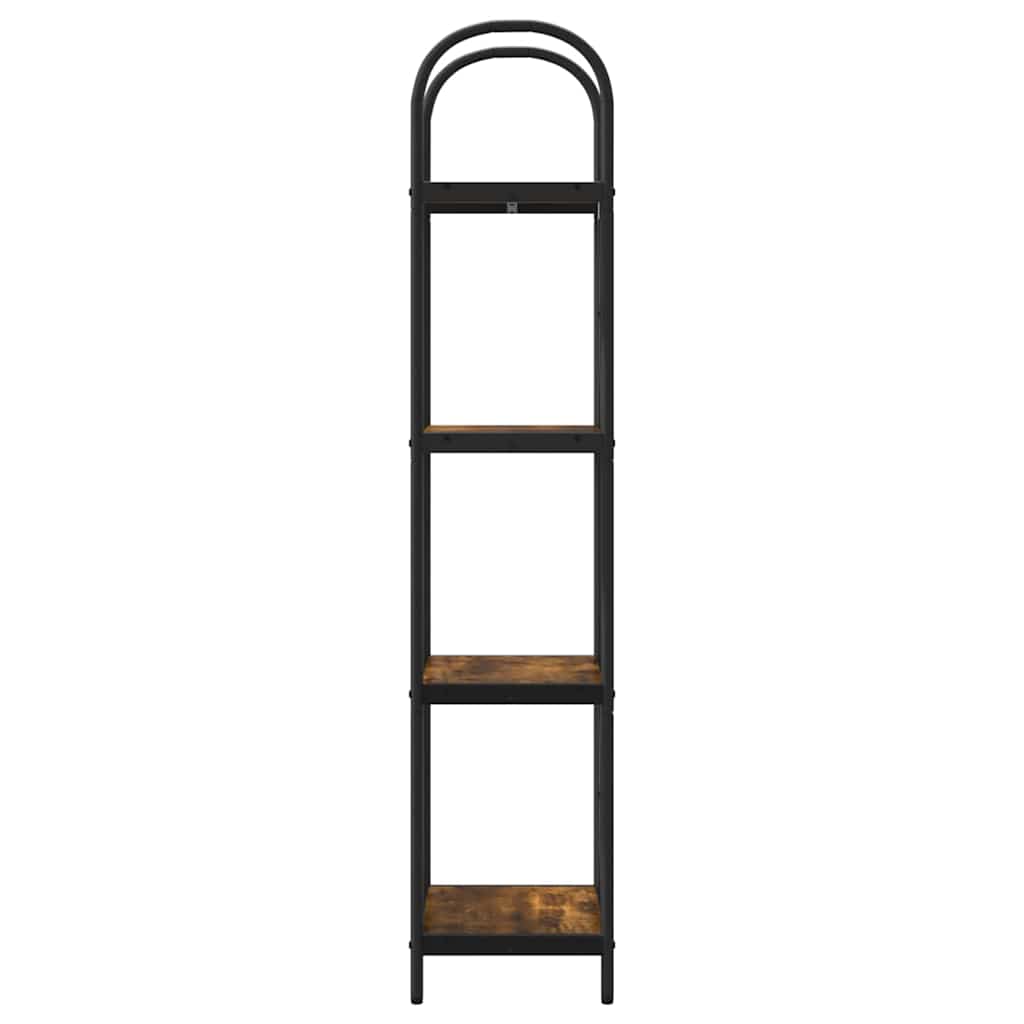 Bookshelf Smoked oak 40 x 30 x 146 cm Engineered wood